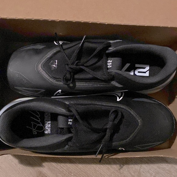 NEW [Nike] Force Zoom Mike Trout 8 Pro Black Metal Baseball Cleats Men's Size 10 - Picture 9 of 15